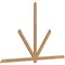 Ekena Millwork Kennewick Timber Gable Bracket, Western Red Cedar, 108"W x 68"H x 1 1/2"D x 3 1/2"F, 15/12 Pitch GBW108X68X0204KEN00SWR - alternate 4
